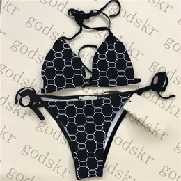 Biquíni do triângulo feminino de duas peças impressão feminina de moda de banho bikinis de aranha de banho de praia ao ar livre