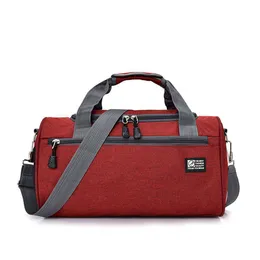 Impermeável nylon esporte ginásio saco senhora mulheres fitness portátil viagens desvanear homens bolsa ao ar livre fêmea ioga saco 6 cores em escolha y0721