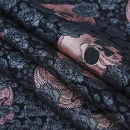 145cm Bredd Frankrike Importerad Rose Metallisk Jacquard Brocade Fabric, 3D Jacquard Garnfärgad Tyg för Kvinnor Köksköld 210702