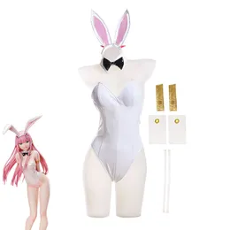 Kostium motywu kochanie w franxx ditf xx 02 zero dwa cosplay kostium Diamentowy Kobiety Królik Bunny Girl Mundur na imprezę na Halloween