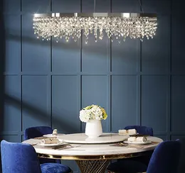 Postmodernistyczne wysokiej klasy luksusowe kryształowe żyrandol proste i atmosferyczne lampy w stylu włoskim