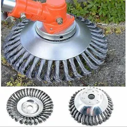 Decorative Flowers & Wreaths Brushcutter Head 8/6 Inch Steel Wire Trimmer Grass Cutting Rusting Dust Removal Plate Garden Power Tool Fo