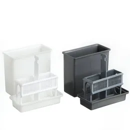 Lab Supplies 1Set Plastic Flaging Tank Rack Antigen Repair Box för innehållande 24-delad glasskiva