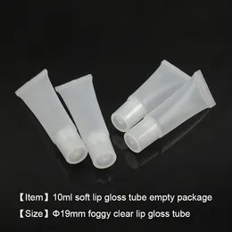 10 ml weiche Tube, Kosmetiktube, Lipgloss-Tube, leere Packung, 1000 Stück/Menge