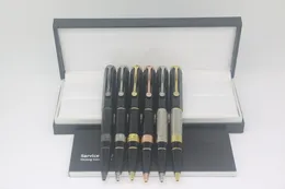 Partihandel William Shakespeare 6 Style Color Ballpoint Pen Black and Gold/Sier/Rose Gold Trim with Serie Number Office School Supply Perfect Gift