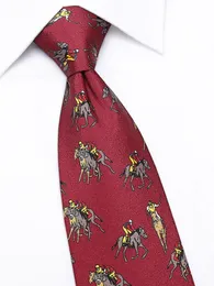 Бантики галстуки британский стиль мужские галстуки ретро 9 см. Красный для мужчин Высококачественный рабочий бизнес свадебный галстук с подарочной коробкой