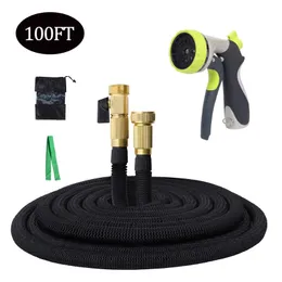 Watering Equipments Flexible Water Hose Expandable Garden With 3/4" Solid Fittings Farm & Irrigation