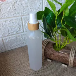 100PCS / LOT-150ML Spray Pump Bottle Frost Plastic Perfum Imballaggio Contenitore cosmetico vuoto Imballaggio di liquidi Nebbia di bambù Atomizergoods