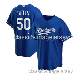 Maglia da baseball Mookie Betts Royal Blue XS-6XL Maglia da baseball giovanile da uomo e donna cucita