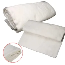 61cmx100cm White Ceramic Fiber Blanket High Temperature Thermal Insulation Cotton Refractory Fireproof Blanket 210702