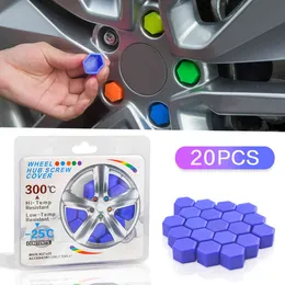 20x Anti-Rust Car Wheel Nut Caps Protection Covers 19mm Auto Hub Screw Cover Tyre Bolt Exterior Decoration Silicone