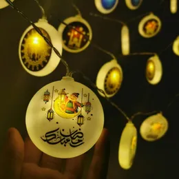 3M Ramadan Lampor Glad Eid Mubarak Decor Lights Ramadan Dekorationer för Hem Eid Al Adha Islam Muslim Festivet Party Supplies 210408