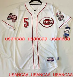 Genähtes BIG RED MACHINE PATCH JOHNNY BENCH COOL BASE JERSEY Throwback-Trikots Herren Damen Jugend Baseball XS-5XL 6XL