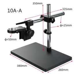 Suporte eletrônico industrial do suporte da lente da câmera do microscópio de vídeo 50mm universal de 360 ​​° Workbench