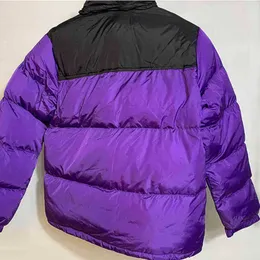 Mężczyźni w dół kurtki bawełniane parka6 F zimie na zewnątrz moda damska Klasyczna przypadkowy ciepłe Unisex haftu Zamki błyskawiczne Topy Coat OutwearPS8M