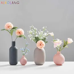 Wazony do kwiatów dekoracja wazonu dom Nordic Flower Vase Akcesoria do dekoracji domu nowoczesne dekoracja salonu 210623