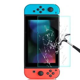 Temperat glas 9h Ultra Thin Premium Skärmskydd Film HD Klar Anti-Scratch för Nintendo Switch Lite