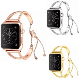 Women Watch Straps Bracelet for Apple Watchband Ultra 49mm Bands 45mm 41mm 38mm 40mm 42mm 44mm Adjustable Stainless Steel Strap Pendant iWatch 8 7 SE 6 5 4 3 2 1