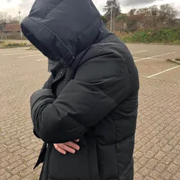 ABD Kanadalı Kış Popüler Erkek Sıcak Aşağı Ceket kadın erkek Downs Parkas Hiver Hommes Doutoune Manteau Kapüşonlu Ceket Tasarımcısı Veste Erkek Mont Palto