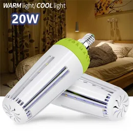 LED-lampor E27 majs glödlampa 85-265V 10W 15W 20W ampulllampa Bombilla Smart IC Home Light No Flicker Energy Spara