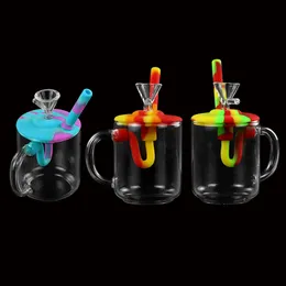 Water Szkło Recykler Rig Oil Bongs Hoishah Bong Rura Tobacco Bubbler Unikalny Design Dab Rury z Kwarcem Banger Herb Bowl