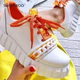 Kadın Sneakers 2021 Halat Moda Tasarım Lady Ayakkabı Yaz Bahar Rahat Yürüyüş Işık Nefes Şık Rahat Ayakkabılar Y0907