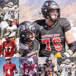 NCAA södra Utah Football Jersey Thomas Duckett Lance Lawson Brandon Schenks Frank Harris III David Atencio Judd Cockett Brennon Hutchings Francis Bemiy