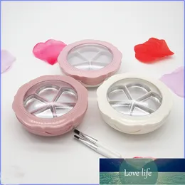 Pakowanie butelek oczu cień pojemnik pięć płatków palety szminki z patelni aluminiowych pędzel do ust pusty makeup Eyeshadow Compact