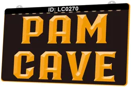 LC0270 Pam Cave Lichtschild 3D-Gravur