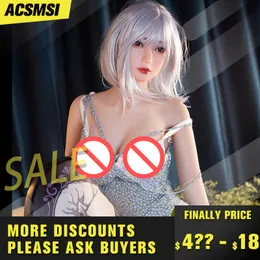 ACSMSI-135-140cm boneca sexual de silicone realista grande peito amor tamanho real vagina oral bunda real