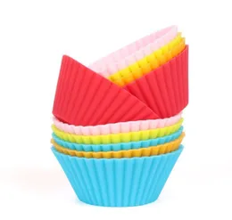 Sille Muffin Cupcake Formy 7 cm Kolorowe Ciasto Cup Case Case Pieczenia Producent Pieczenia Formy SQCRDU Sports