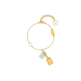 Designer Män Kvinnor Kärlek Bracelet Mode Klassiker Lyx Smycken Kedjor Länk Armband för Kvinnor Bracciale Pendants Guldarmband