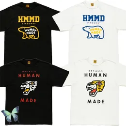 Human Made T-shirt Hög Qualty Original Tag Tiger T-Shirt Humanmade T-Shirt Collection 220224
