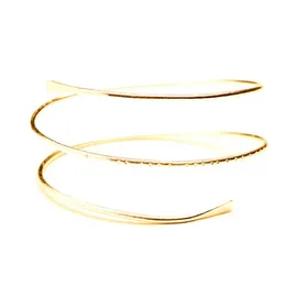 Pickyz Fashion Egypt Bar Curve Geo Open Upper Arm Cuff Armlet Armband Women Bangle Bracelet Gift Q0719