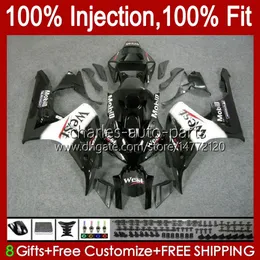 100%Fit Injection mold For HONDA Body CBR 1000 RR CC 1000RR 1000CC 06-07 Bodywork 59No.24 CBR1000 RR CBR1000RR 06 07 CBR1000-RR 2006 2007 OEM Fairing Kit black west blk