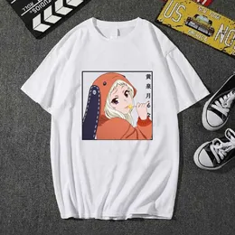 Japansk Anime Runa Kakegurui T-shirt Kortärmad Tee Kvinnor Y0629