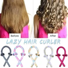 36 Colors Heatless Hair Curlers, No Heat Silk Curls Headband Soft Foam Hairs Rollers, Curling Ribbon