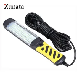 Ficklampor facklor Portable LED Emergency Work Light Cob 40W 80LEDS Hanging Magnetic Car Inspection Repair Safety Handleld EU LA