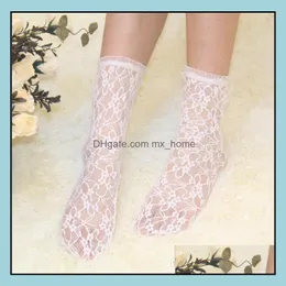 양말 아기 아이 의류 아기, 출산 여자 통기성 밑단 레이스 꽃 fishnet socks.vintage 숙녀 여자 로리타 fishnets 중공 m
