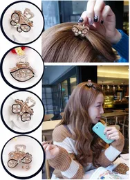 Hair Clips & Barrettes MISANANRYNE Fashion Girl Crystal Claw Korean Style Hairpins Butterfly Heart-Shape Hairpin Women Jewelry Accessories