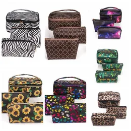 Marble Makeup Bags Portable Cosmetic Bag Travel Tolietry Large Pouch Waterproof Organizer Stuff Sacks for Women Girls 3pcs/ Set