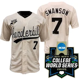 Vanderbilt Commodores NCAA College Baseball Jersey WS, Featuring