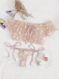 Ensembles De Soutiens Gorge Femmes Vêtements De Nuit Porno Floral ...