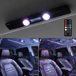 Многоцветный портативный декоративный свет USB аккумуляторные автомобильные атмосферы огни для автоматической лампы