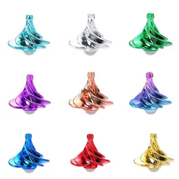 Spinning Top WinSpin pneumatic gyro decompression toys dazzle the color of wind blowing