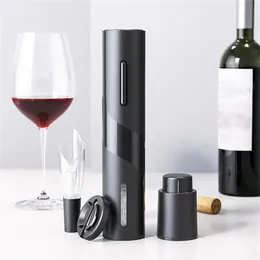 4個セット電気ワインオープナー創造的な充電式自動コルク栓抜きのワインのびん開口部が付いているワインのびん開口部が付いているキッチンツール210915