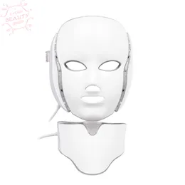 7 Color LED Portable Photon Light Mask Anti-aging Skin Rejuvenation Facial Care Beauty Machine for Home Salon Use Acne Therapy Wrinkle Removal