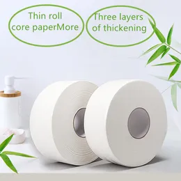 1 Roll Top Quality Roll Toalettpapper 4-skikt Native Wood Soft Toilet Paper Massa Hem Rullpapper Stark vattenabsorption