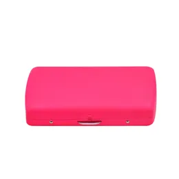 Cigarette Case Can Hold 12 Regular Size Cigarettes (85mm*8mm) Tobacco Case Box With 2 Clips Smoking Accessory Wholesale