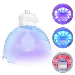 LED Väte Oxygen Jet Peel Facial Mask Steamer Machine 3 Colors PDT Photon Light Therapy Skin Care FILLIZIZE FACEMASK